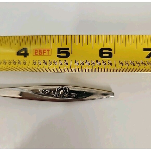 Lot Of 28 Oneidacraft Deluxe Stainless Steel Teaspoons Lasting Rose Pattern - Picture 4 of 4